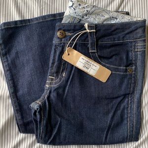 NWT - tag denim jeans in dark wash, Sz. 28